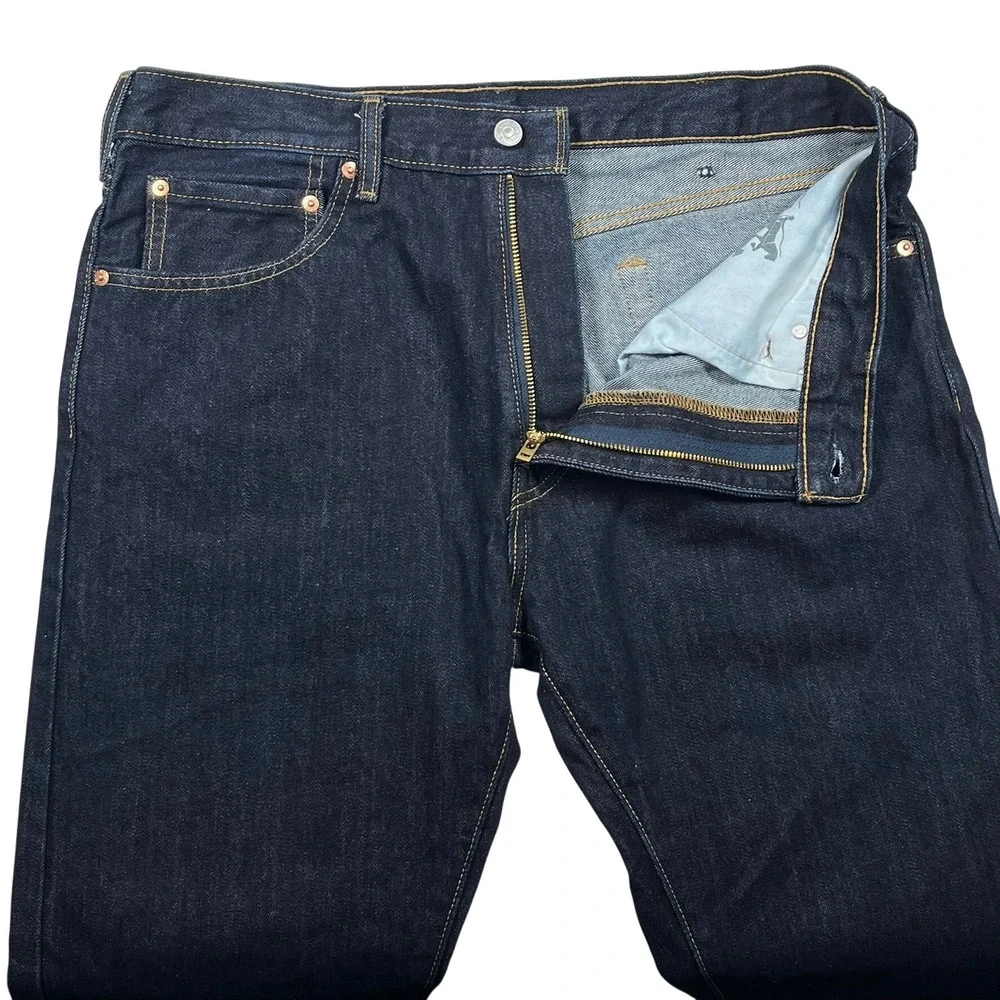 Levi's 517 Bootcut Jeans Mens 36x29 Dark Wash Indigo Western Denim Classic